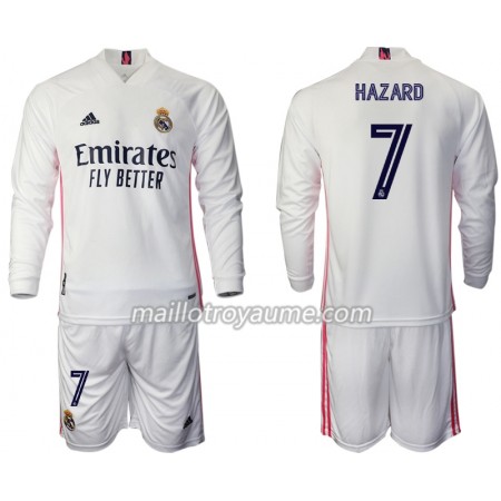 Tenue Enfant Real Madrid Eden Hazard 7 Domicile 2020-2021 ML (+ Short)